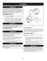 Предварительный просмотр 31 страницы Crafstman 247.377000 Operator'S Manual