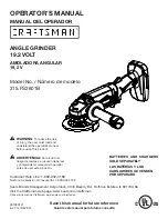 Предварительный просмотр 1 страницы Crafstman 315.FS2601B Operator'S Manual