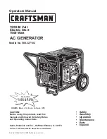 Crafstman 580.327182 Operator'S Manual предпросмотр