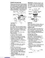 Предварительный просмотр 21 страницы Crafstman 917.270940 Owner'S Manual