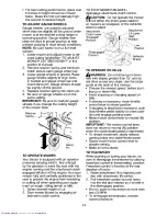 Предварительный просмотр 14 страницы Crafstman 917.273823 18.5 HE Owner'S Manual