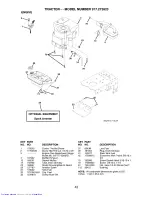 Предварительный просмотр 42 страницы Crafstman 917.273823 18.5 HE Owner'S Manual