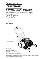 Crafstman 917.370929 Owner'S Manual предпросмотр