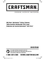 Crafstman Quickwind CMCST960 Instruction Manual предпросмотр