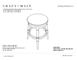 Craft+Main CHQ01266CQ Assembly Instructions preview