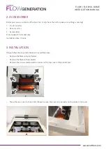 Preview for 4 page of CraftBot FLOWGENERATION FLOW Installation Manual