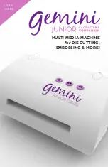 Preview for 1 page of Crafter's Companion Gemini Junior User Manual