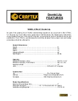 Предварительный просмотр 5 страницы Craftex CT052 Manual