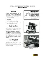 Preview for 12 page of Craftex CT094 Owner'S Manual