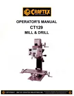 Предварительный просмотр 1 страницы Craftex CT129 Operator'S Manual