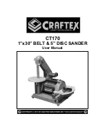 Preview for 1 page of Craftex CT170 User Manual