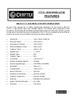 Предварительный просмотр 5 страницы Craftex CT172 User Manual