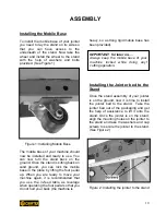 Preview for 10 page of Craftex CT200 Owner'S Manual