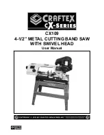 Craftex CX109 User Manual preview