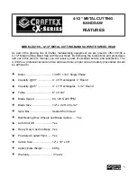 Preview for 5 page of Craftex CX109 User Manual