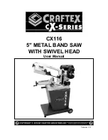 Craftex CX116 User Manual preview