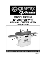 Craftex CX12HC User Manual предпросмотр