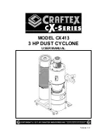 Craftex CX413 User Manual предпросмотр