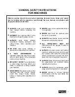 Preview for 3 page of Craftex CX503 User Manual