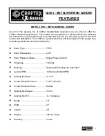 Preview for 5 page of Craftex CX503 User Manual