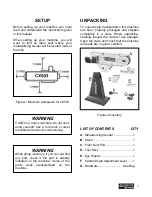 Preview for 7 page of Craftex CX503 User Manual