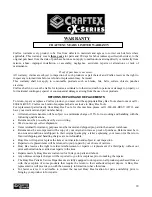 Preview for 18 page of Craftex CX503 User Manual