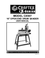 Craftex CX507 User Manual preview