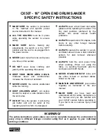 Preview for 4 page of Craftex CX507 User Manual