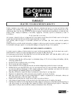 Preview for 23 page of Craftex CX507 User Manual