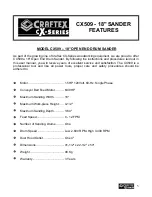 Preview for 5 page of Craftex CX509 User Manual