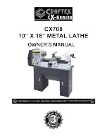 Preview for 1 page of Craftex CX708 Owner'S Manual