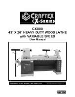 Craftex CX800 User Manual preview