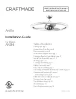 Предварительный просмотр 1 страницы Craftmade Anillo ANI36 Installation Manual