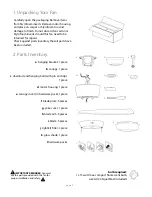 Предварительный просмотр 3 страницы Craftmade ATARA ATA52BNK5 Installation Manual