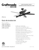 Предварительный просмотр 11 страницы Craftmade ATARA ATA52BNK5 Installation Manual