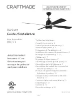 Предварительный просмотр 13 страницы Craftmade BEC52 Installation Manual