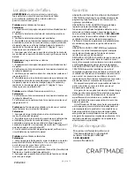 Предварительный просмотр 39 страницы Craftmade Beckham BEK54 Installation Manual