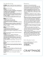 Preview for 11 page of Craftmade BEL52 Installation Manual