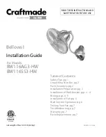 Craftmade Bellows I Installation Manual preview