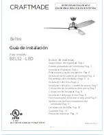 Предварительный просмотр 21 страницы Craftmade Beltre BEL52-LED Installation Manual