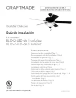 Preview for 12 page of Craftmade Builder Deluxe BLD42-LED-1 Installation Manual