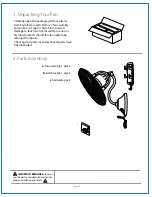 Предварительный просмотр 3 страницы Craftmade BW116AG3 Installation Manual