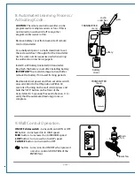 Предварительный просмотр 8 страницы Craftmade BW321AG3 Installation Manual