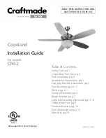 Предварительный просмотр 1 страницы Craftmade Copeland CN52 Installation Manual