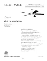 Предварительный просмотр 12 страницы Craftmade Cronus CRO52 Installation Manual