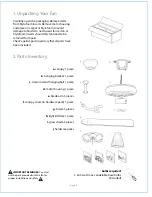 Предварительный просмотр 3 страницы Craftmade DCF52-3 light Installation Manual