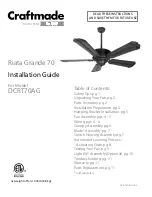 Предварительный просмотр 1 страницы Craftmade DCRT70AG Installation Manual