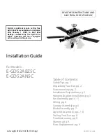 Предварительный просмотр 1 страницы Craftmade E-Ellington GD52AN5C Installation Manual