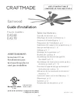 Предварительный просмотр 13 страницы Craftmade Eastwood EAS60 Installation Manual