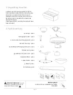 Предварительный просмотр 3 страницы Craftmade Ellington E-WOD52ABZ5C Installation Manual